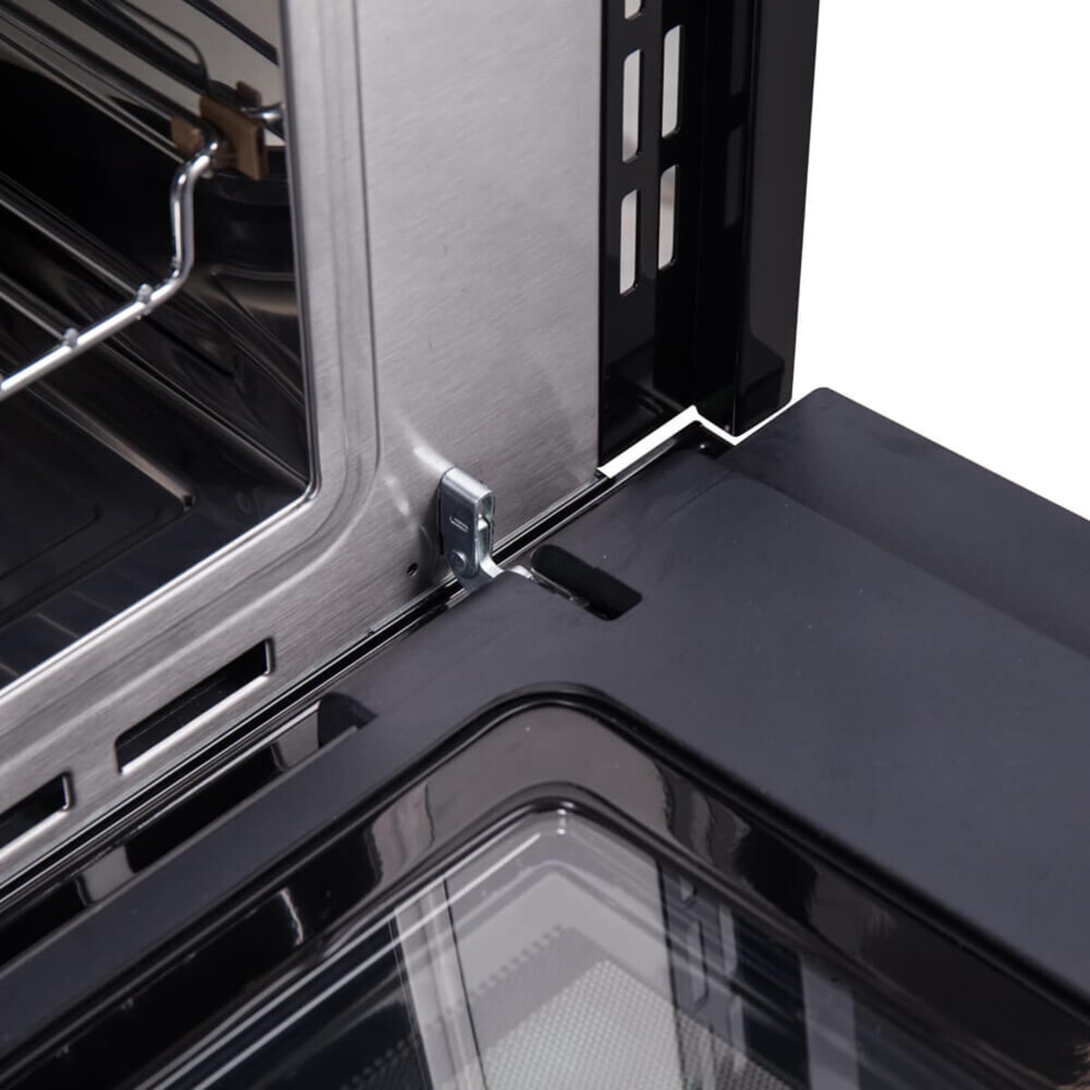 Forno Oliena FMWDR309330 30 Inch Built-In Microwave Convection Oven with 1.6 cu. ft. Capacity, Stainless Steel Interior, Sensor Cooking, 11 Power Levels, and LCD Display: Stainless Steelth