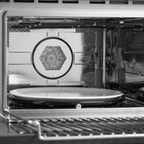 Forno Oliena FMWDR309330 30 Inch Built-In Microwave Convection Oven with 1.6 cu. ft. Capacity, Stainless Steel Interior, Sensor Cooking, 11 Power Levels, and LCD Display: Stainless Steelth