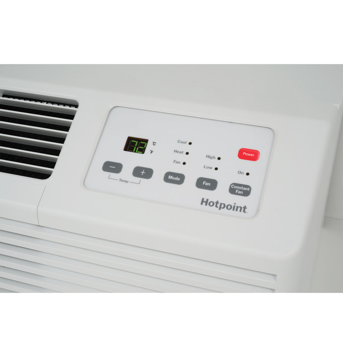 Hotpoint 7,000 BTU PTAC Air Conditioner with 2.5 kW Electric Heat, 230/208V, 15 Amp, R-32