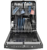 GE GDT670SYVFS - 24 in. Top Control Flush-Mount Dishwasher with 45 dBa Sound Level, 3rd-Rack & Dry Boost - Fingerprint Resistant Stainless
