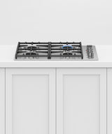 Fisher & Paykel CDV3-304H-N 30-inch Gas Cooktop - Installed Kitchen View