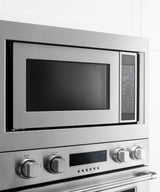 Fisher & Paykel CMO24SS-3 Y 24" Series 5 Contemporary Compact Convection-Microwave Oven, 12 Cooking Modes - Product Detail View