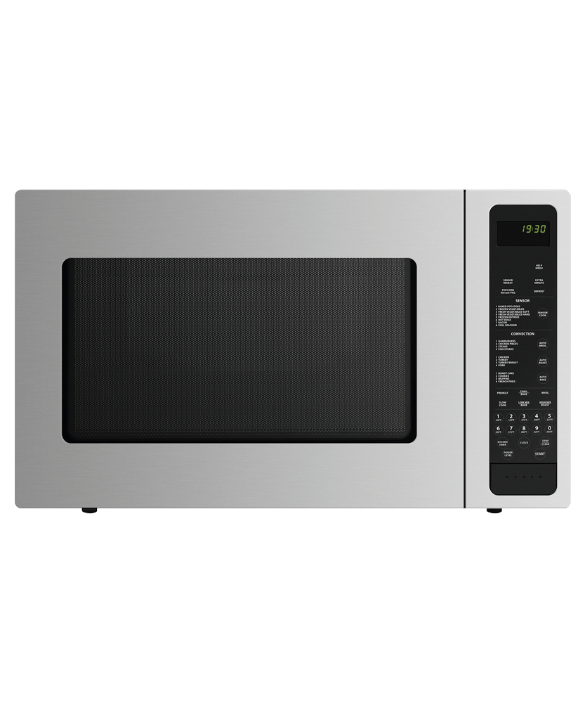 Fisher & Paykel CMO24SS-3 Y 24" Series 5 Contemporary Compact Convection-Microwave Oven, 12 Cooking Modes - Front View