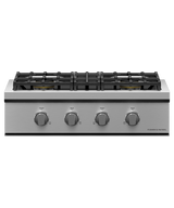 Fisher & Paykel CPV3-304-N 30 inch Professional 4 Burner Gas Rangetop, Stainless Steel