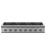 Fisher & Paykel CPV3-488-N 48 inch Professional 8 Burner Gas Rangetop, Stainless Steel
