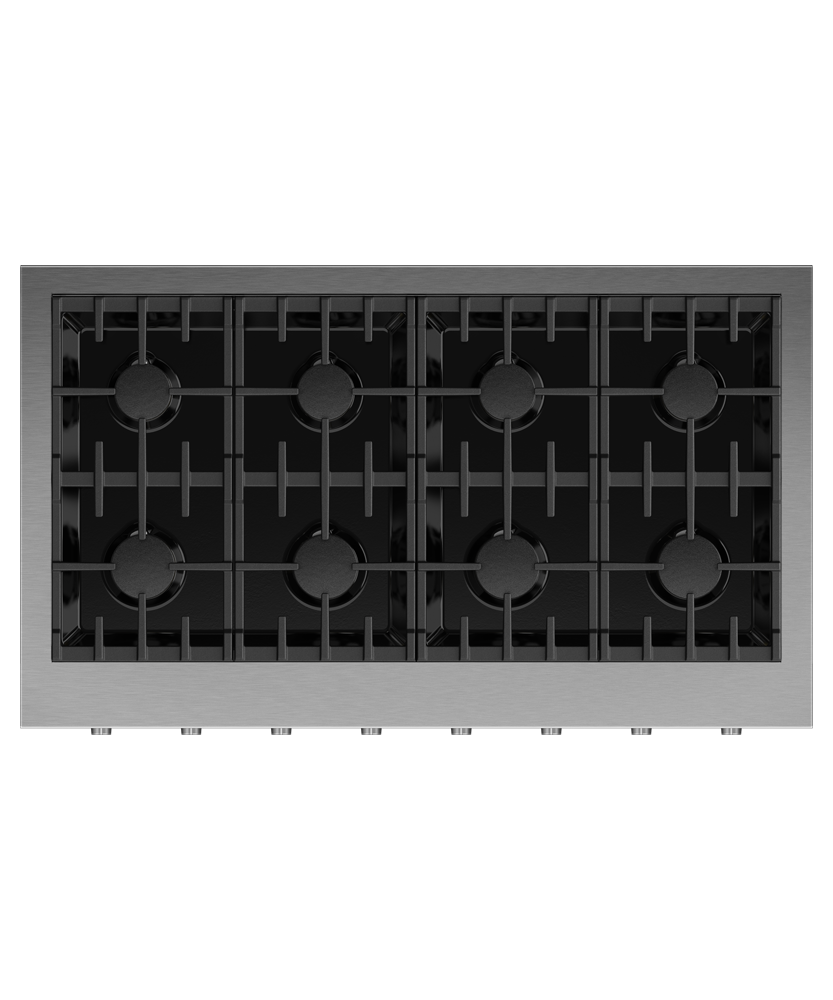 Fisher & Paykel CPV3-488-L Professional Rangetop - top view