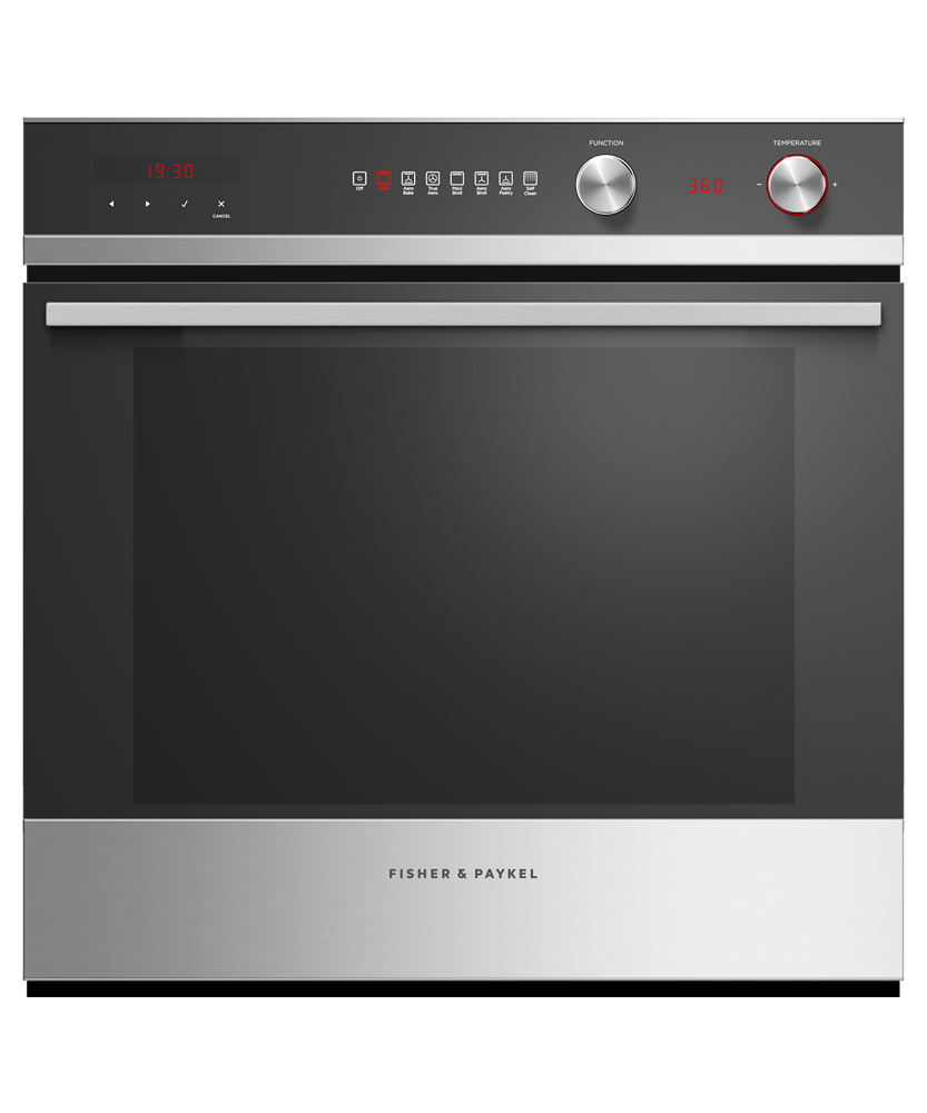 Fisher & Paykel OB24SCD7PX1 24" Series 5 Contemporary Self-Cleaning Oven, 7 Function - Front View