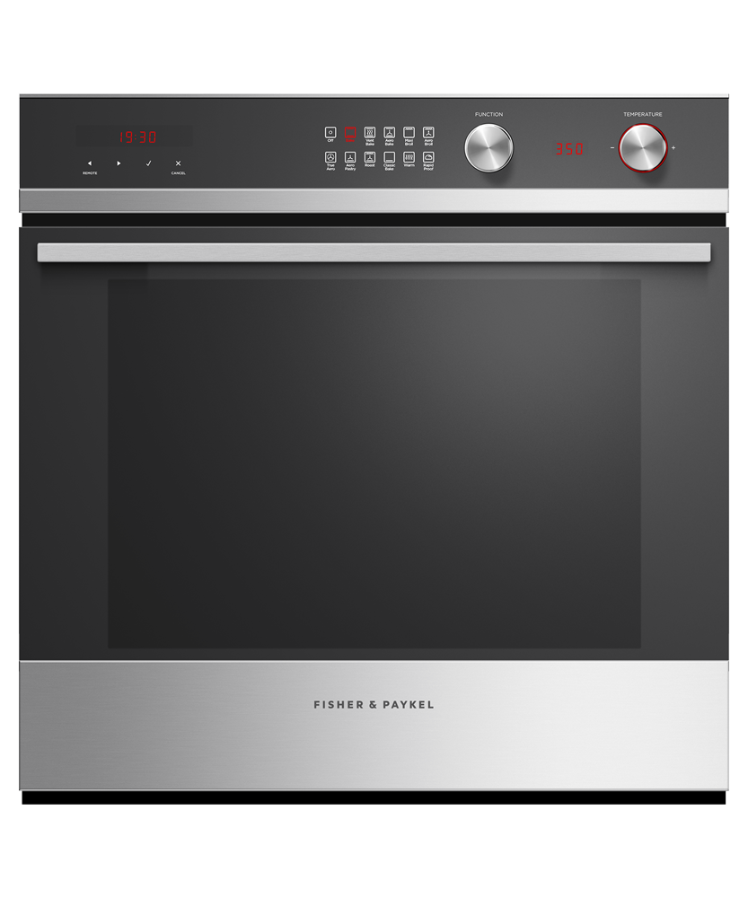 Fisher & Paykel OB24SCDEX1 24" Series 7 Contemporary Oven, 11 Function - Front View