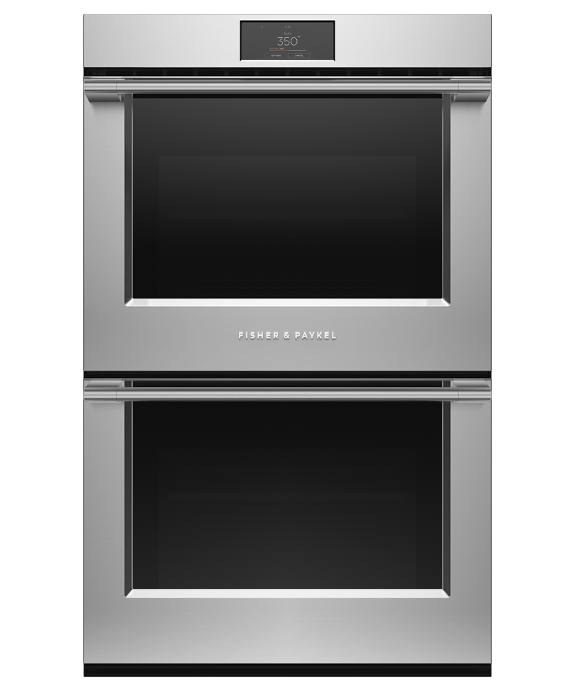Fisher & Paykel OB30DPPTX1 30" Series 9 Professional Self-Cleaning Double Oven - Front View