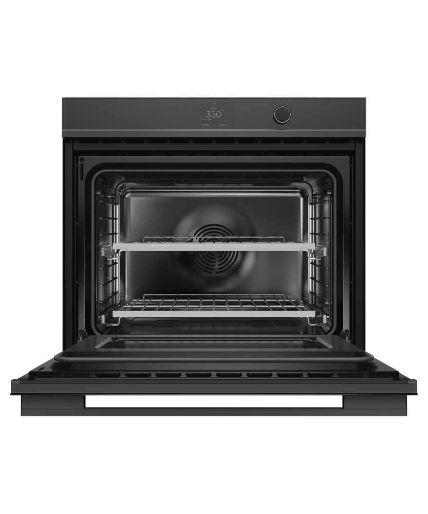 Fisher & Paykel OB30SDPTDB1 30" Series 9 Minimal Self-Cleaning Oven with Dial - Angle View