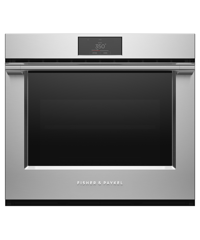 Fisher & Paykel OB30SPPTX1 30" Series 9 Professional Self-Cleaning Oven, 17 Function - Front View