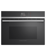 Fisher & Paykel OM24NDB1 24-inch Contemporary Compact Convection-Speed Oven - Front View