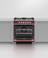 Fisher & Paykel OR30SCG4R1 range in kitchen with cookware