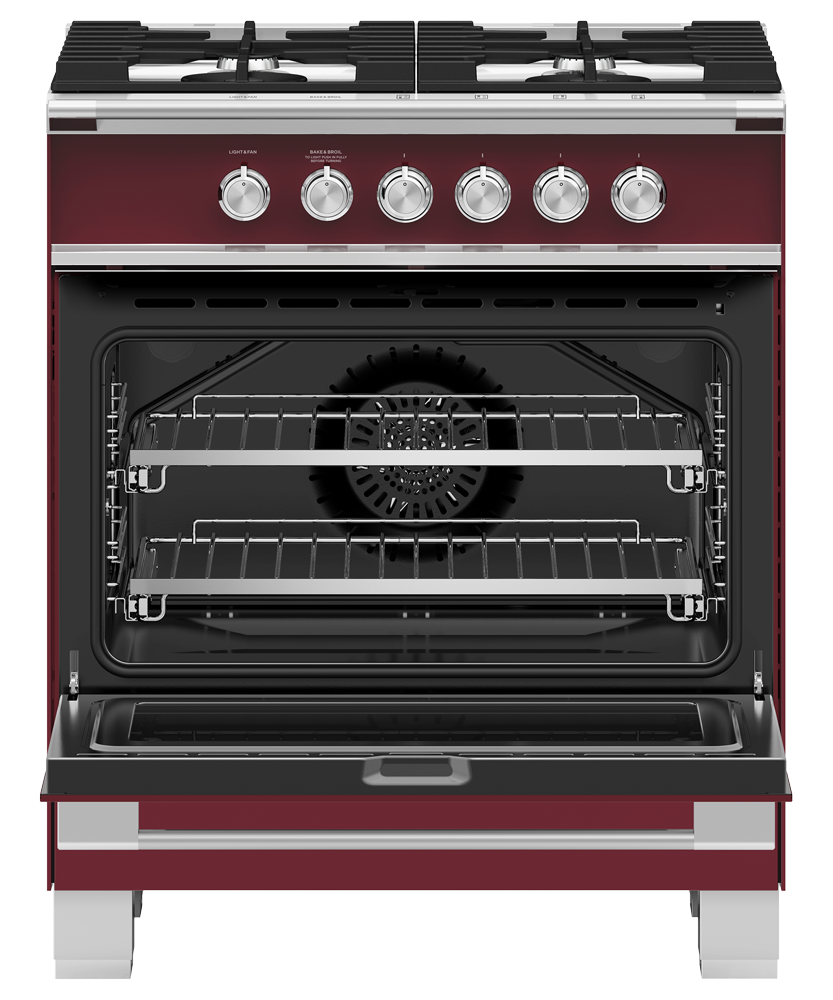 Fisher & Paykel OR30SCG4R1 range angled studio view