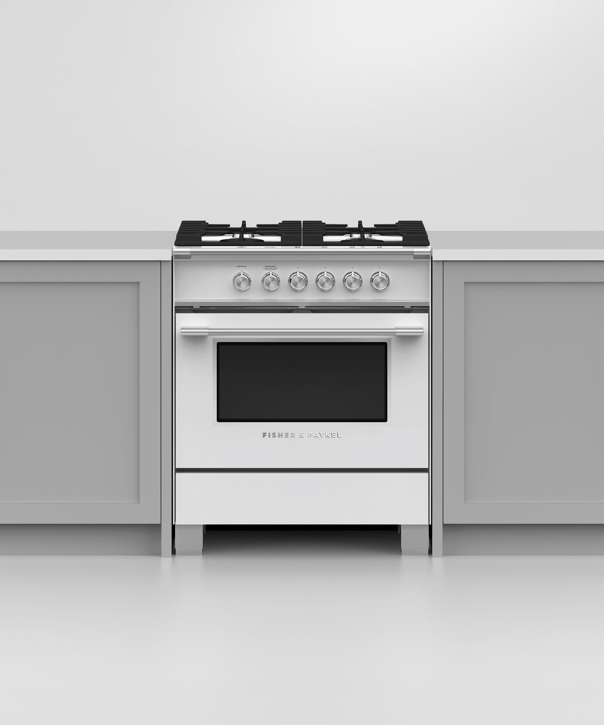Fisher & Paykel OR30SCG4W1 range installed in kitchen