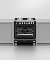Fisher & Paykel OR30SCG6B1 30-inch Classic Dual Fuel Range, Black - Image 4