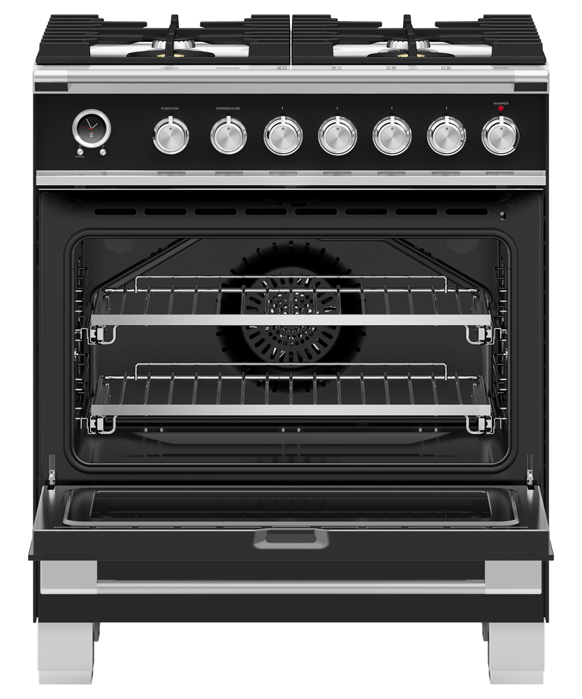 Fisher & Paykel OR30SCG6B1 30-inch Classic Dual Fuel Range, Black - Image 6
