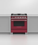 Fisher & Paykel OR30SCG6R1 30-inch Classic Dual Fuel Range, Red - Image 3