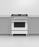Fisher & Paykel OR30SCG6W1 30-inch Classic Dual Fuel Range, White - Image 3