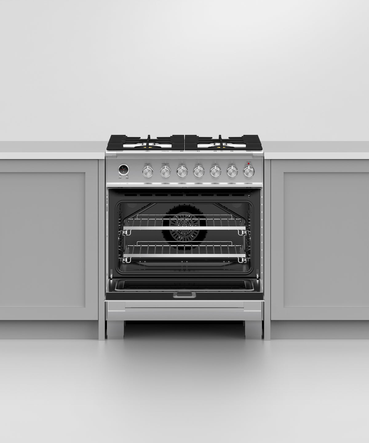 Fisher & Paykel OR30SCG6X1 30-inch Classic Dual Fuel Range, Stainless Steel - Image 4
