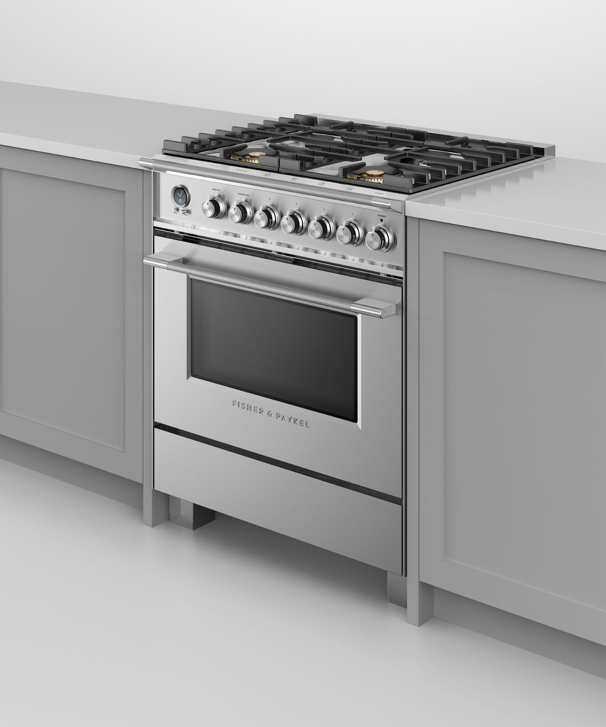 Fisher & Paykel OR30SCG6X1 30-inch Classic Dual Fuel Range, Stainless Steel - Image 5