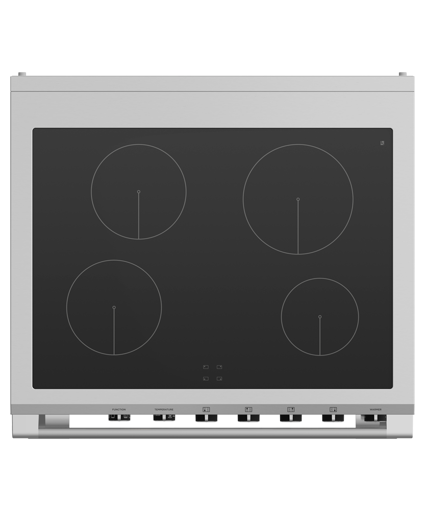 Fisher & Paykel OR30SCI6R1 range top studio view