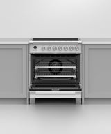 Fisher & Paykel OR30SCI6W1 range in kitchen with cookware