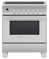 Fisher & Paykel OR30SCI6X1 30 inch Classic Induction Range in stainless steel - front studio view