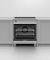 Fisher & Paykel OR30SCI6X1 range in kitchen with cookware