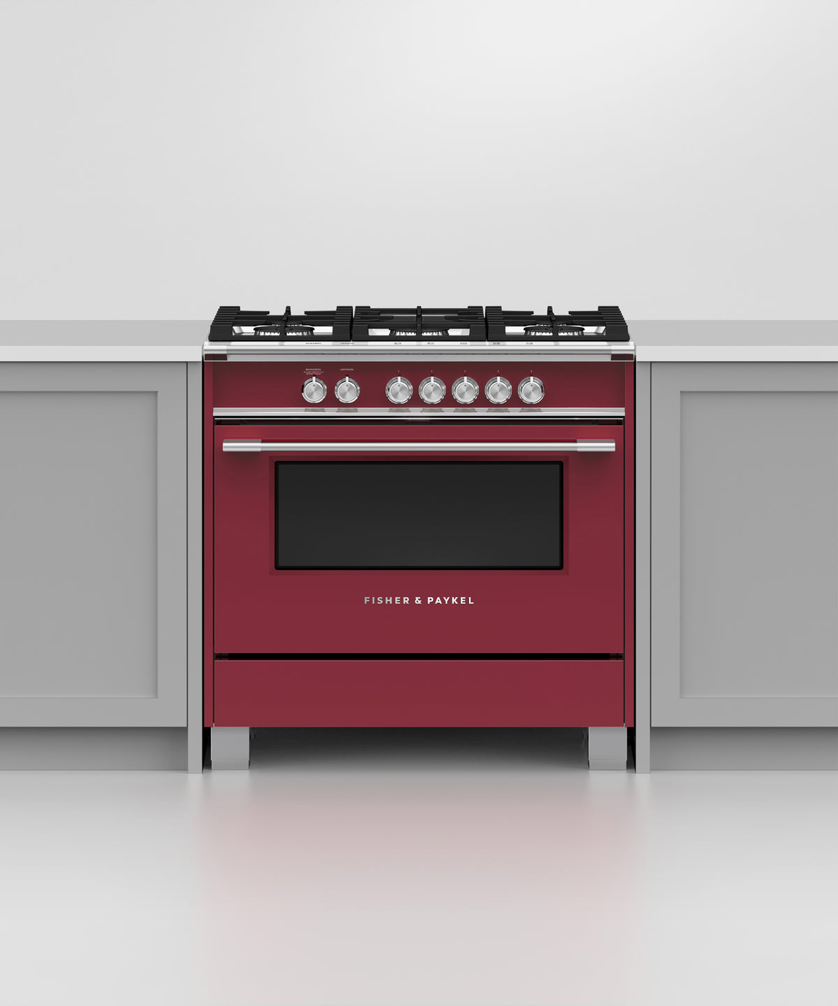 Fisher & Paykel OR36SCG4R1 range installed in kitchen
