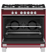 Fisher & Paykel OR36SCG4R1 range angled studio view