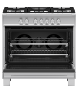 Fisher & Paykel OR36SCG4X1 range angled studio view
