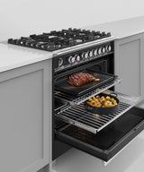 Fisher & Paykel OR36SCG6B1 36-inch Classic Dual Fuel Range, Black - Image 4