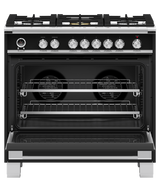Fisher & Paykel OR36SCG6B1 36-inch Classic Dual Fuel Range, Black - Image 6