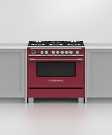 Fisher & Paykel OR36SCG6R1 36-inch Classic Dual Fuel Range, Red - Image 3