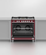 Fisher & Paykel OR36SCG6R1 36-inch Classic Dual Fuel Range, Red - Image 4