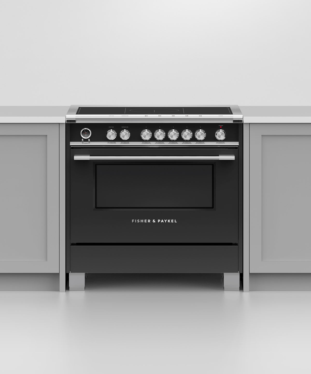 Fisher & Paykel OR36SCI6B1 range installed in kitchen