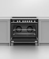 Fisher & Paykel OR36SCI6B1 range in kitchen with cookware