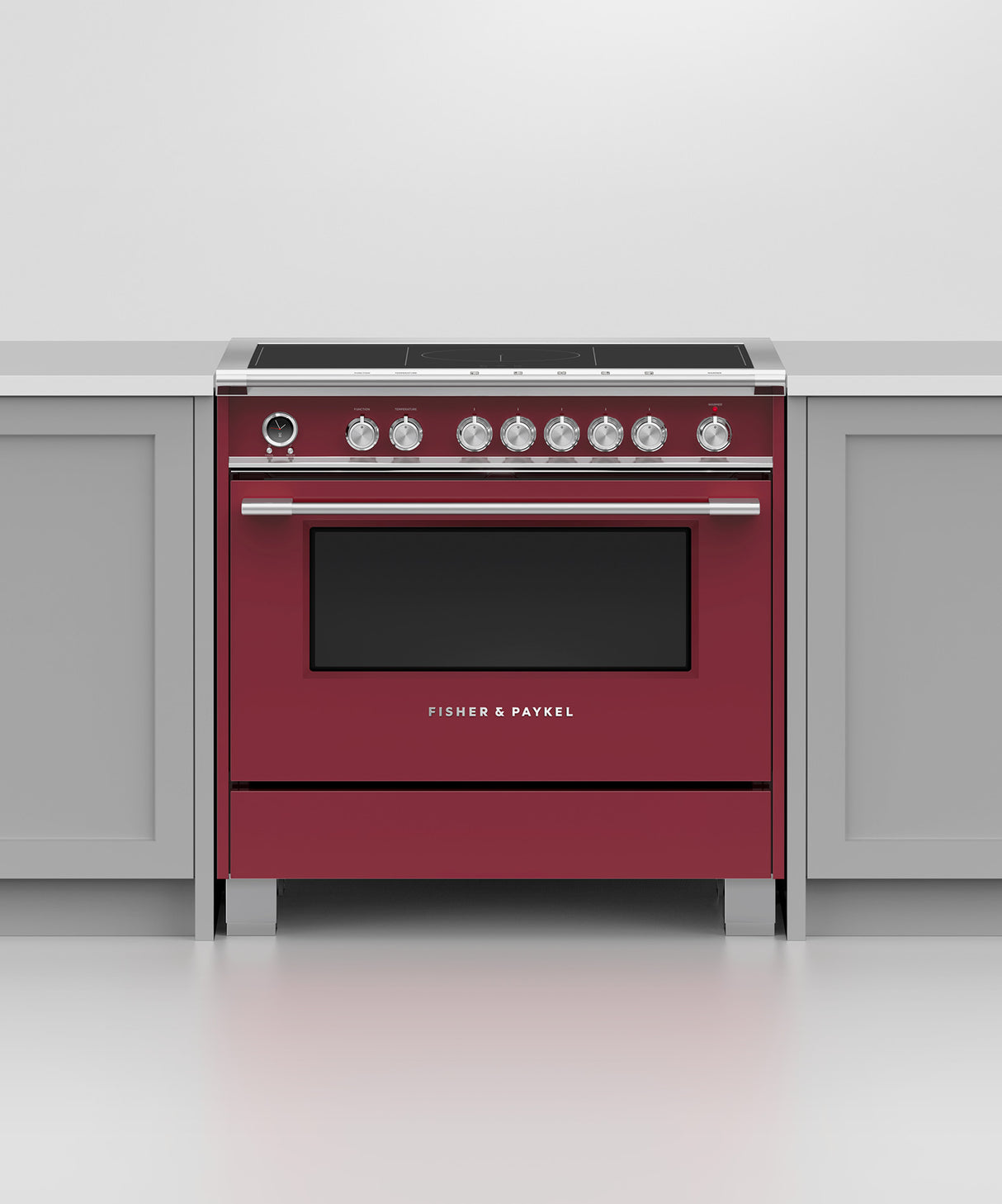 Fisher & Paykel OR36SCI6R1 range installed in kitchen