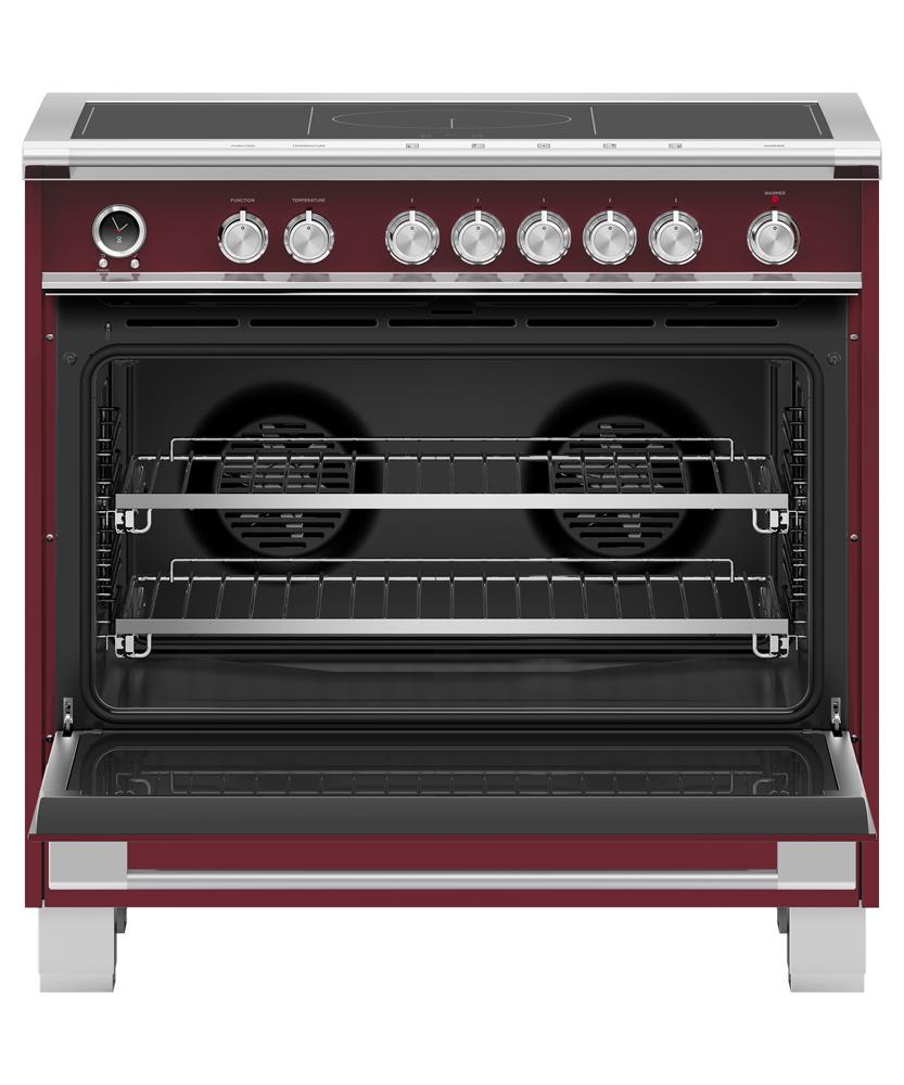 Fisher & Paykel OR36SCI6R1 range angled studio view