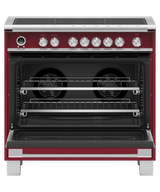 Fisher & Paykel OR36SCI6R1 range angled studio view