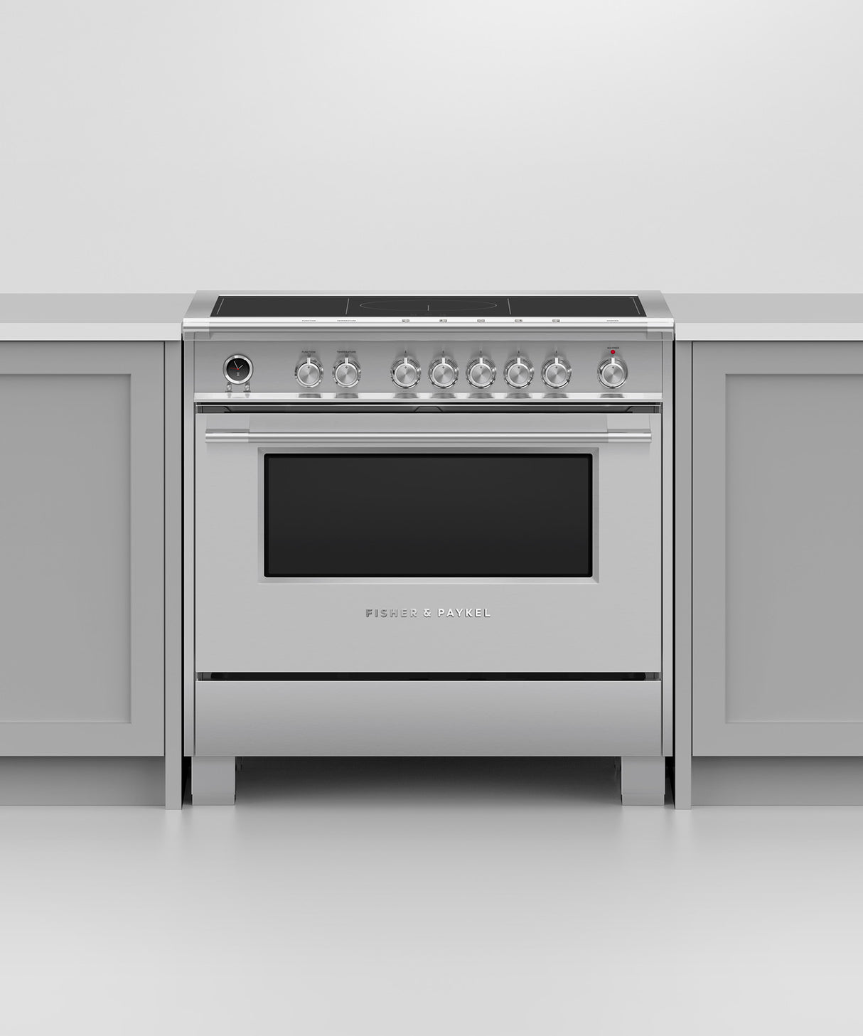 Fisher & Paykel OR36SCI6X1 range installed in kitchen