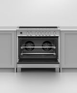 Fisher & Paykel OR36SCI6X1 range in kitchen with cookware