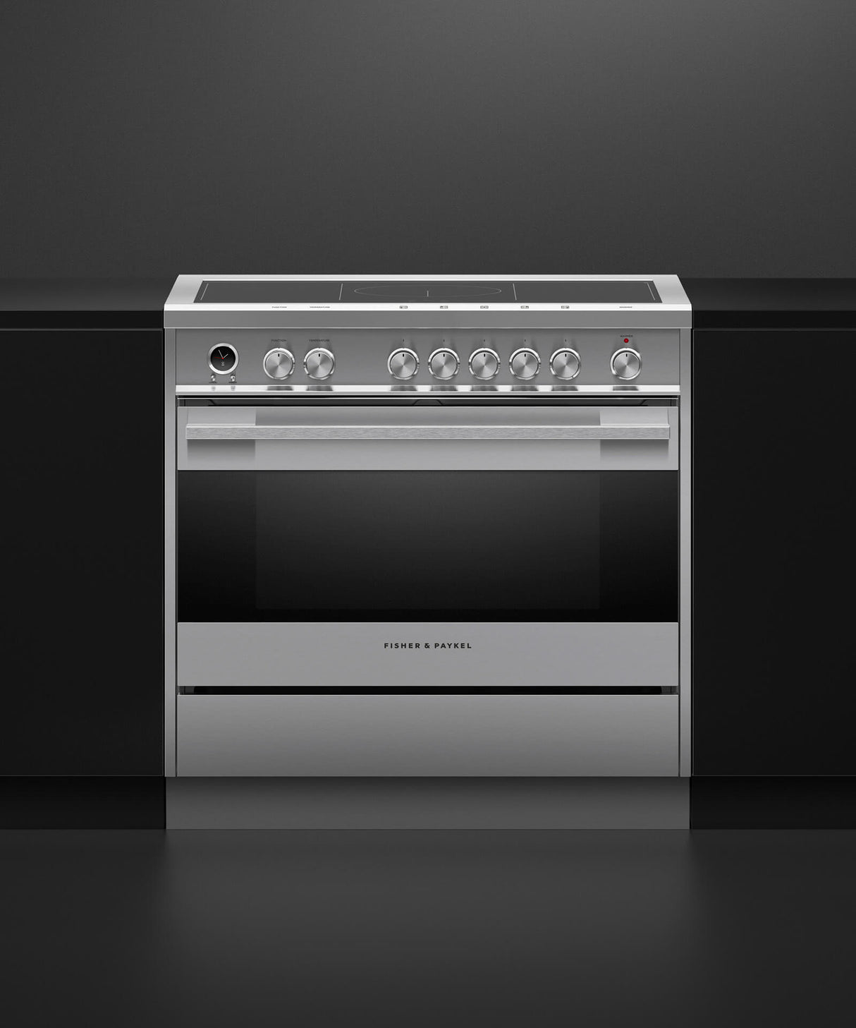 Fisher & Paykel OR36SDI6X1 range installed in kitchen