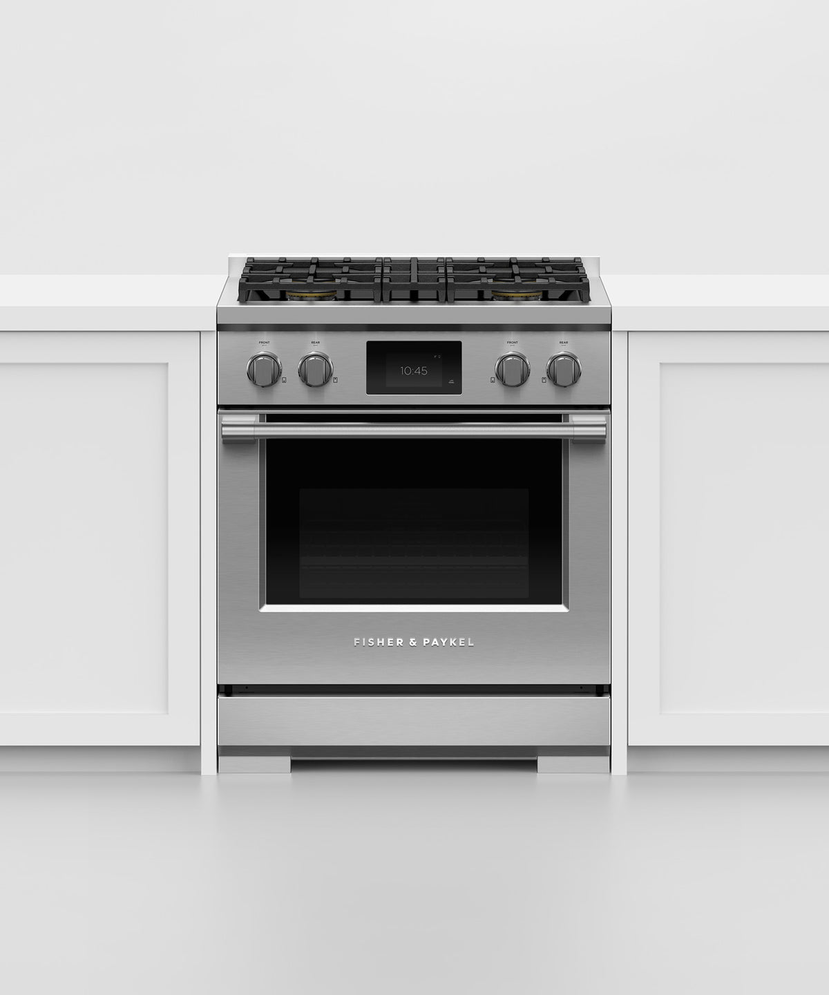 Fisher & Paykel RDV3-304-N 30-inch Professional Dual Fuel 4 Burner Range, Natural Gas - Image 4
