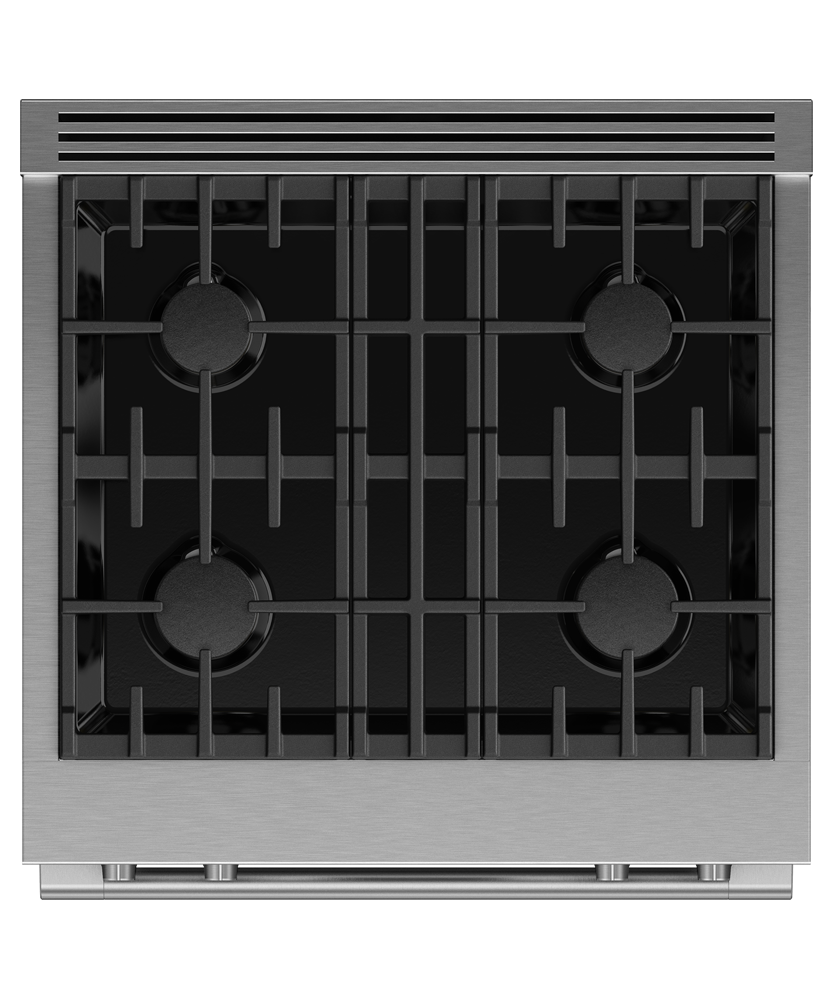 Fisher & Paykel RDV3-304-N 30-inch Professional Dual Fuel 4 Burner Range, Natural Gas - Image 3