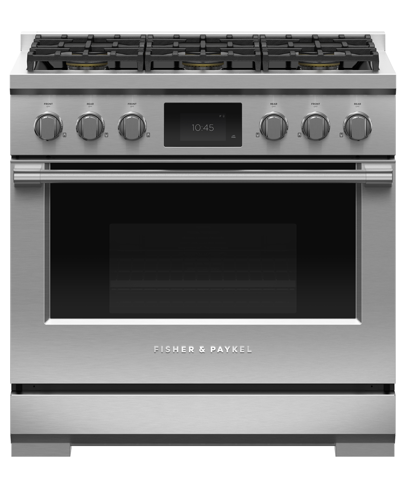 Fisher & Paykel RDV3-366-N 36-inch Professional Dual Fuel 6 Burner Range, Natural Gas - Image 1