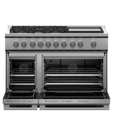 Fisher & Paykel RGV3-485GD-L 48-inch Professional Gas Range with Griddle, LPG - Angle View