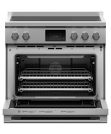 Fisher & Paykel RIV3-365 range angled studio view