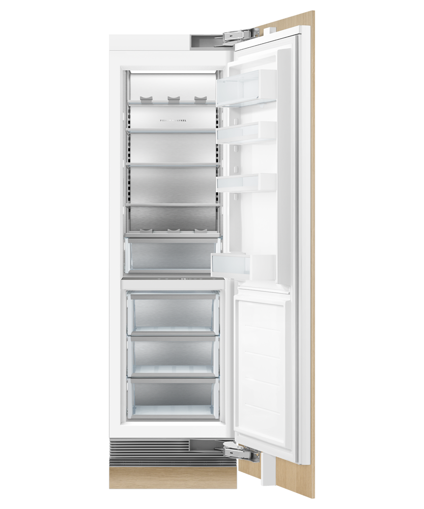 Fisher & Paykel RS2484SRHK1 column refrigerator angled studio view